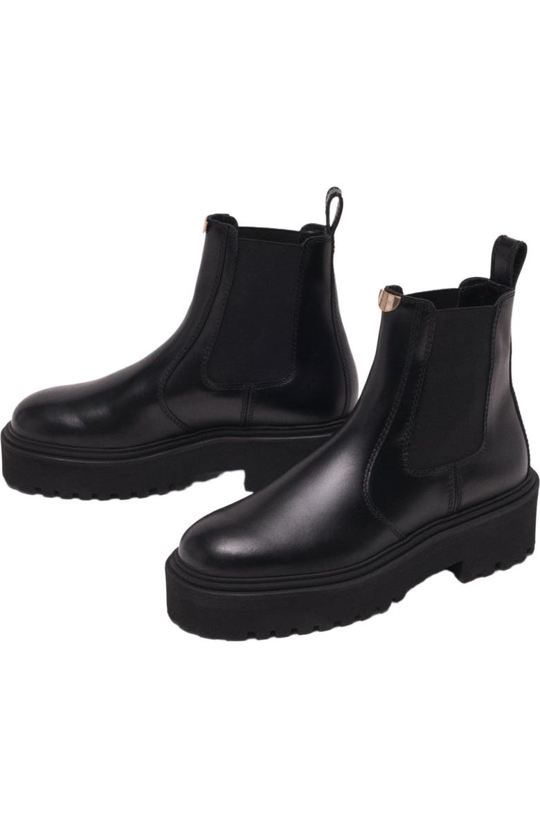 maje Chelsea boots, Alternate, color, Black