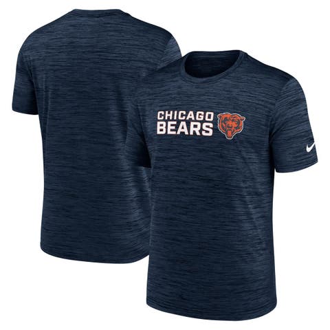 Men's Nike Navy Chicago Bears Big & Tall Primetime Reverse Play Velocity Performance T-Shirt