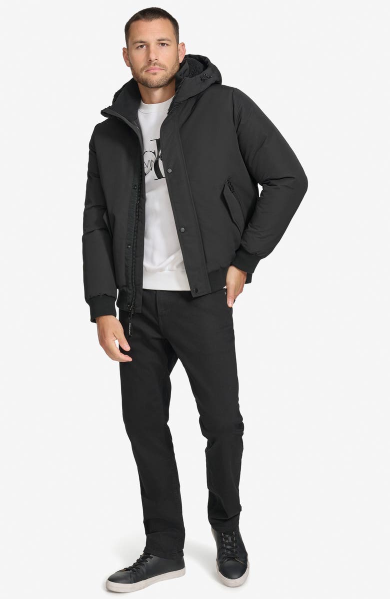 Calvin Klein Arctic Faille Water Resistant Parka, Alternate, color, 