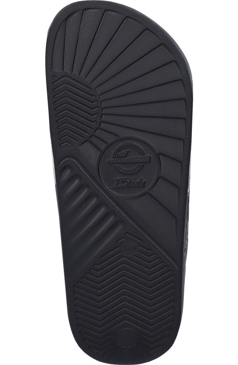 ISLIDE Unisex ISlide Pittsburgh Penguins Acid Wash Motto Slide Sandals, Alternate, color,