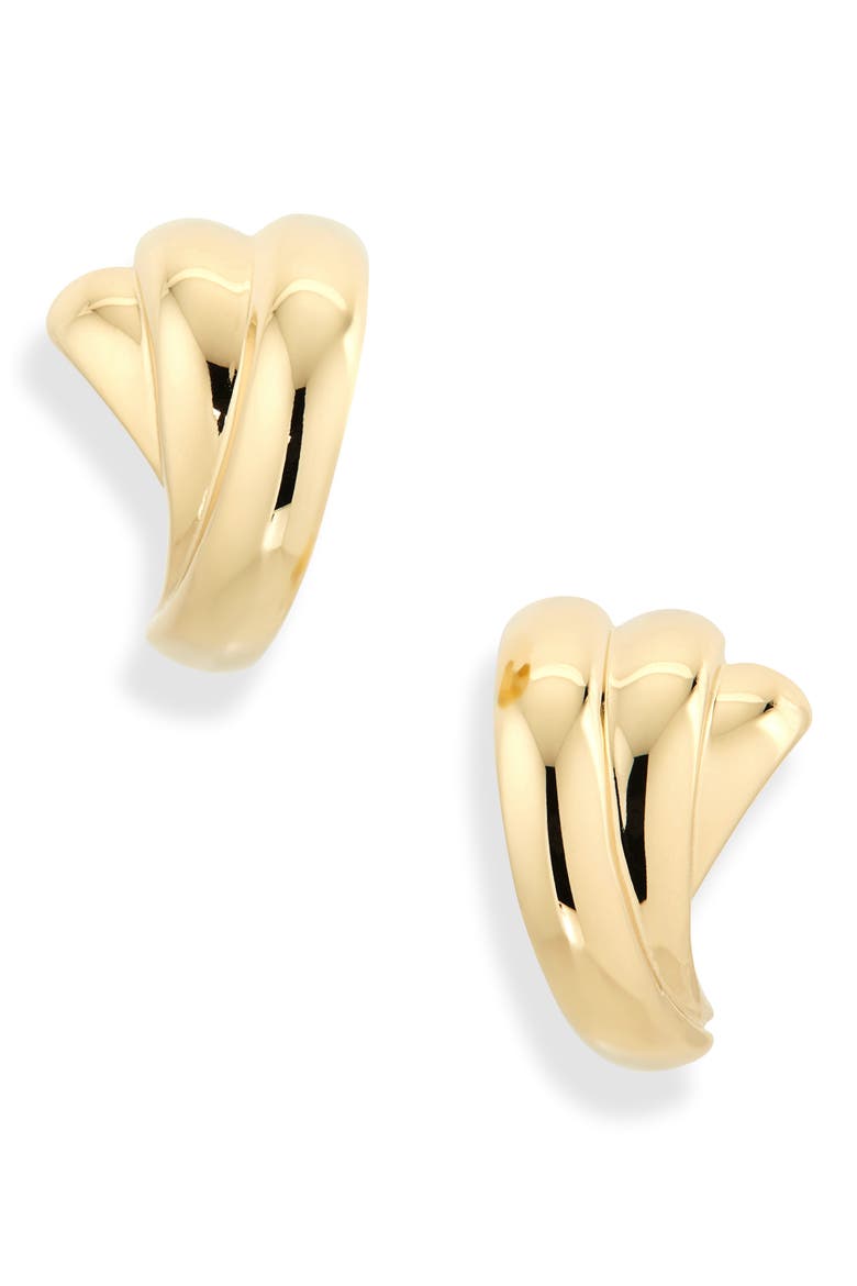 The Magda Stud Earrings, Main, color, GOLD