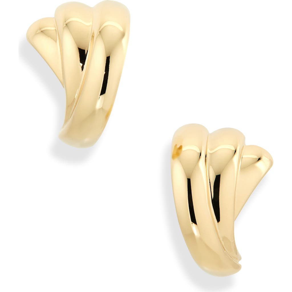Lie Studio Lié Studio The Magda Stud Earrings In Gold