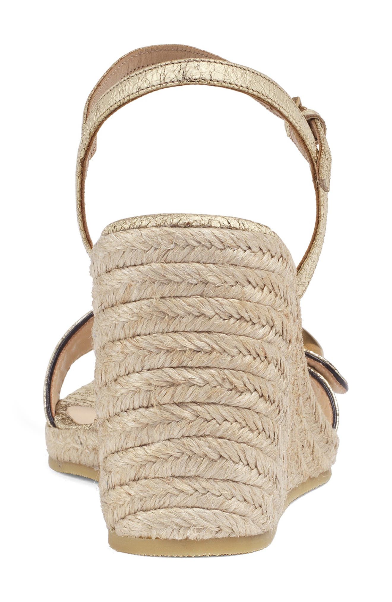 Gucci Aitana Espadrille Wedge Sandal, Alternate, color, 