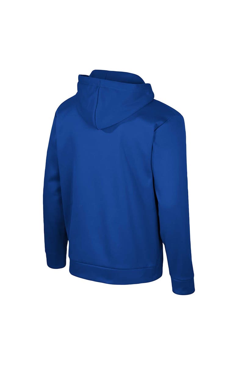 COLOSSEUM Men's Colosseum Royal Kansas Jayhawks Quarter-Zip Hoodie, Alternate, color, Royal