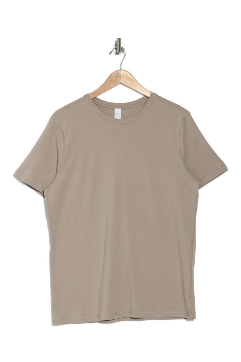 Stone Washed Stretch Pima Cotton T-Shirt, Alternate, color, SATELLITE