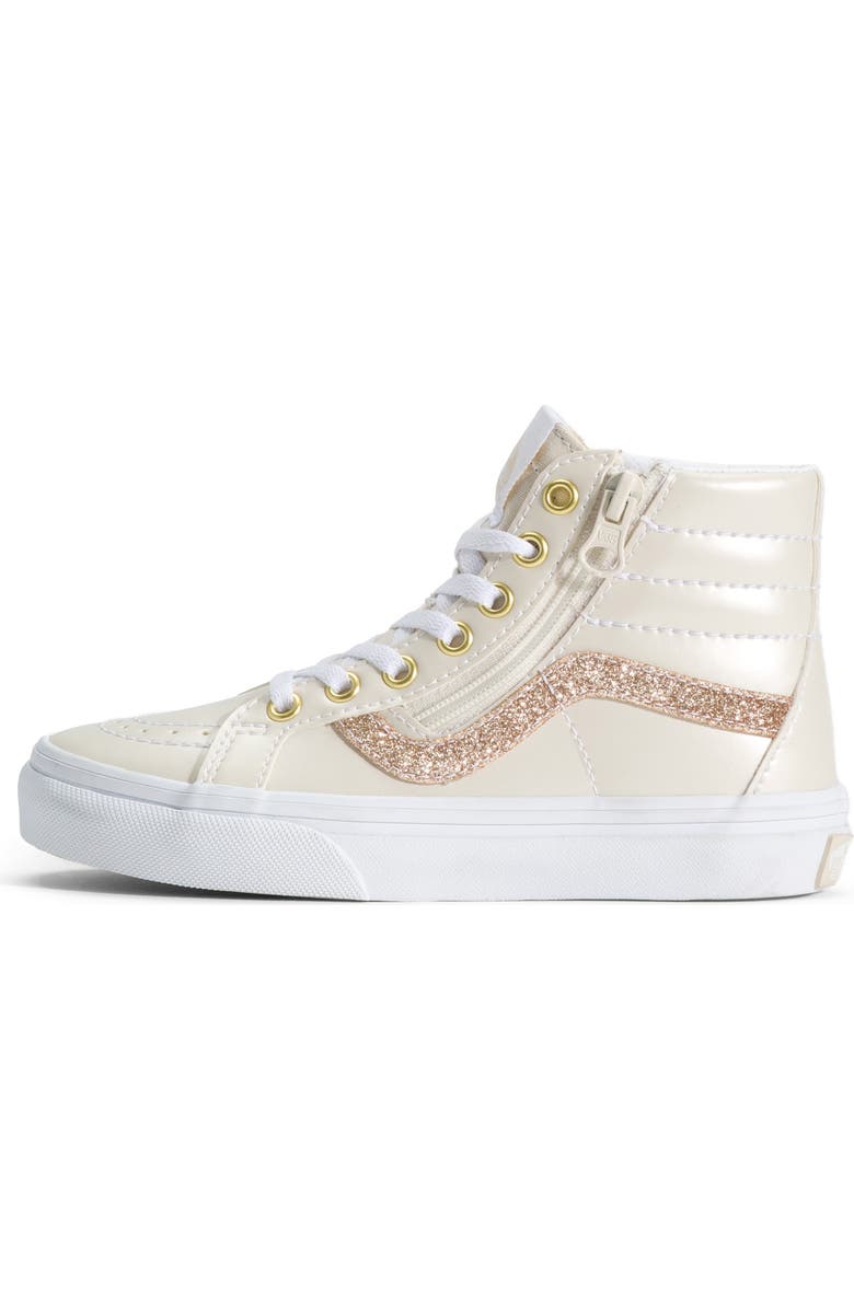 Vans Sk8-Hi Reissue Side Zip Sneaker, Alternate, color, Turtledove
