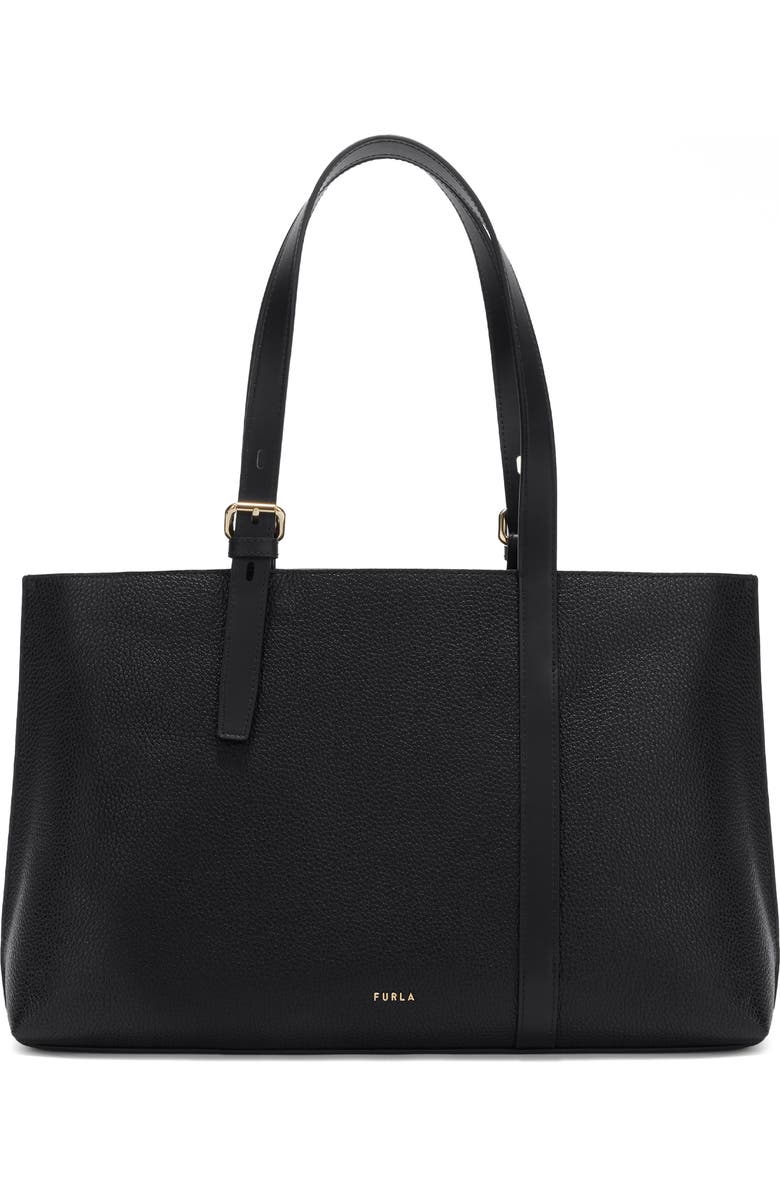 Furla Althea Leather Zip Tote Bag, Main, color,