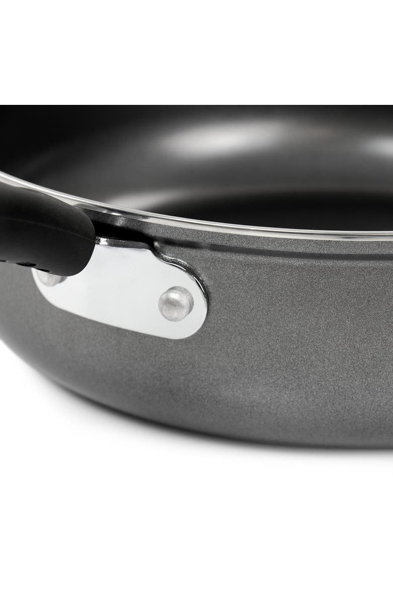 Gibson Everyday 11 Inch Highberry Chicken Fryer with Lid, Alternate, color, Grey