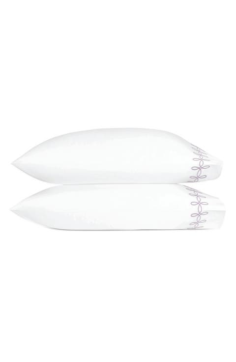 Gordian Knot Egyptian Cotton Percale Set of 2 Pillowcases