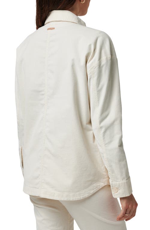 Travismathew Friday Feeling Shacket In Eggnog
