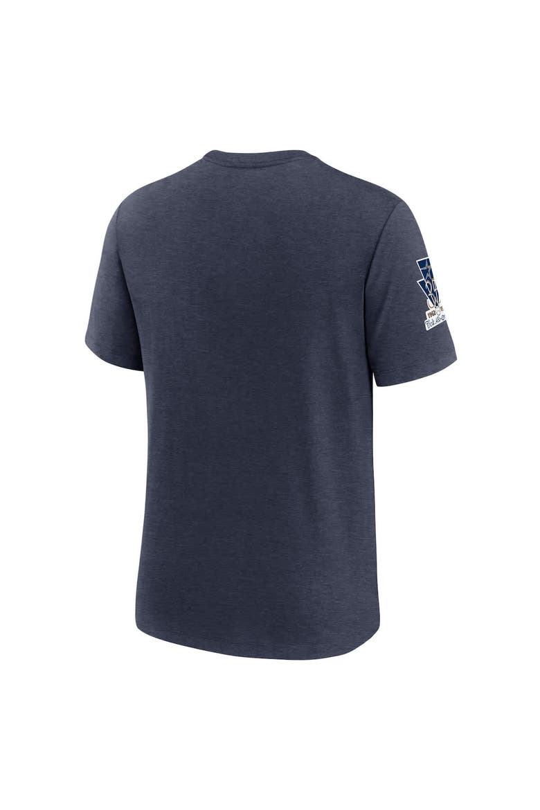 Men's Nike Heather Navy Houston Astros Cooperstown Collection Eras Tri-Blend T-Shirt, Alternate, color, Heather Navy