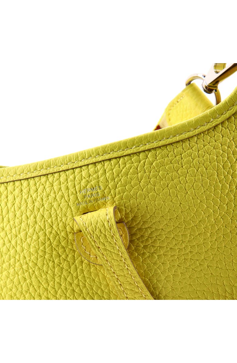 Pre-Owned Hermes Evelyne Bag Gen III Clemence TPM, Alternate, color, Lime