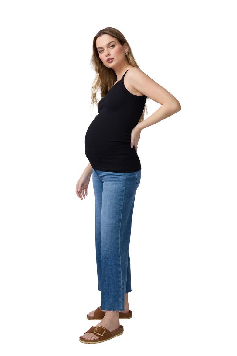 Rib Seamless Fashion Tank, Alternate, color, Black