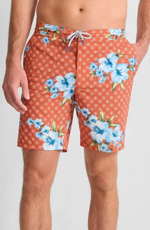 Baja Medallion Blooms 8-Inch Board Shorts