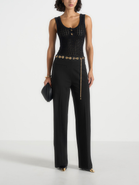Manière De Voir Perrine Tailored Trousers With Rope Belt Detail