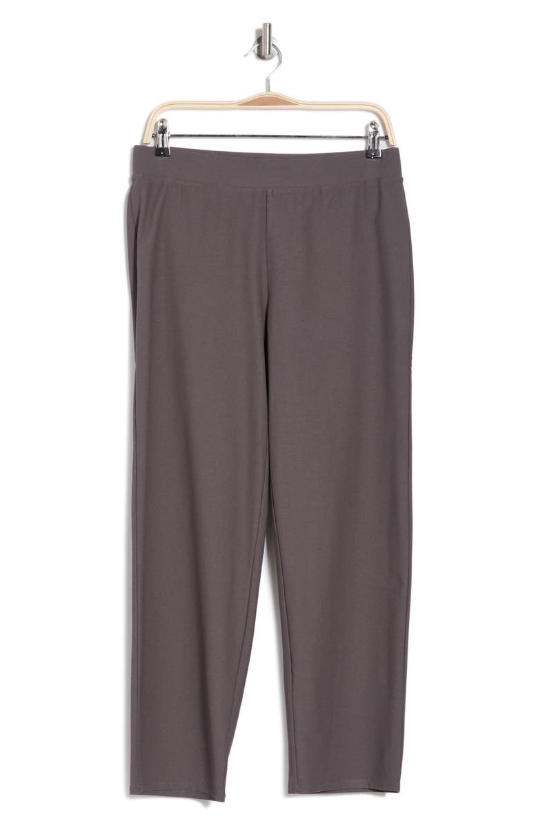 Eileen Fisher Straight Leg Ankle Pants, Alternate, color, Meteor