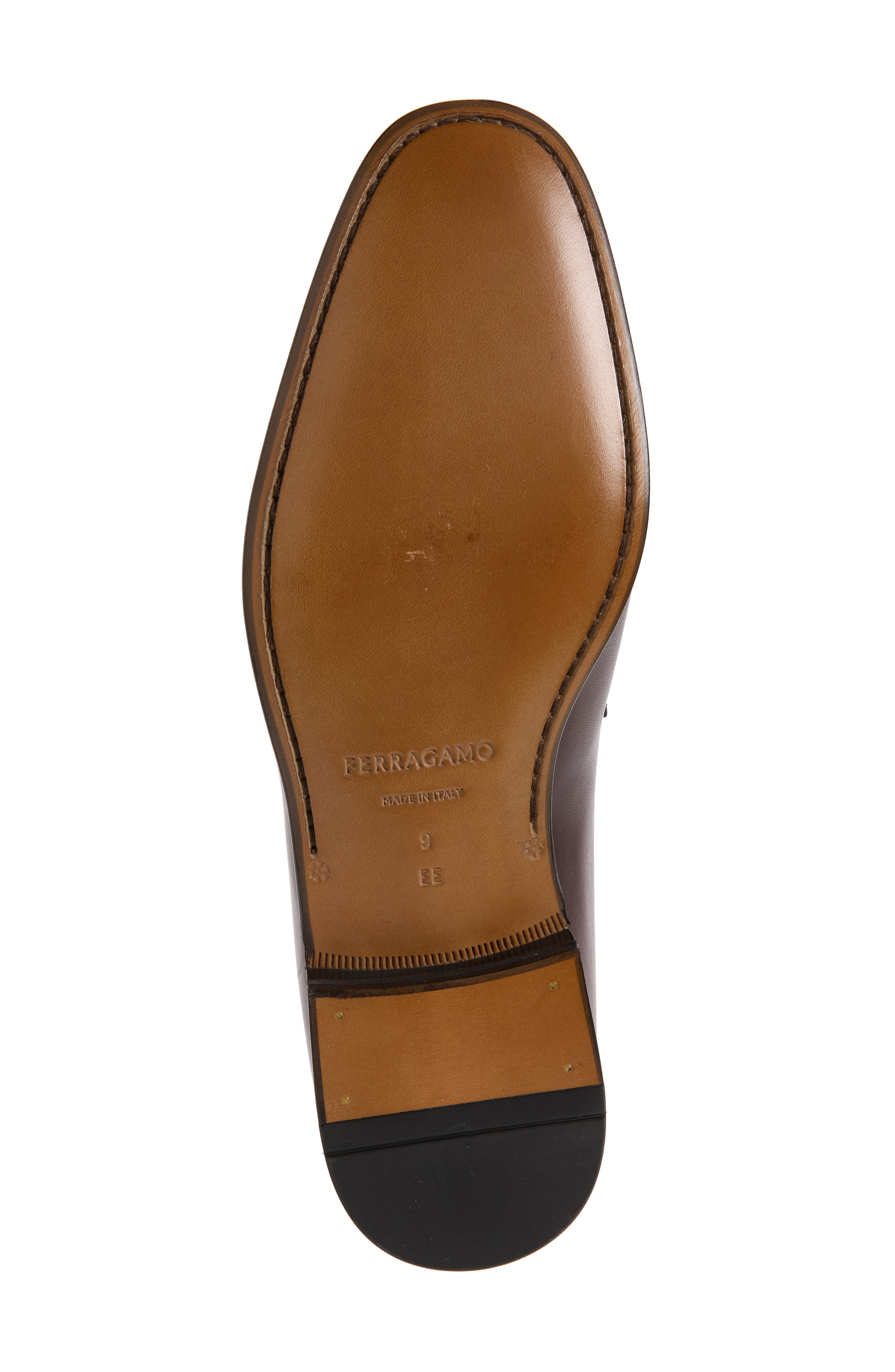 FERRAGAMO Great New Penny Loafer, Alternate, color, Cordovan Nero Biscotto