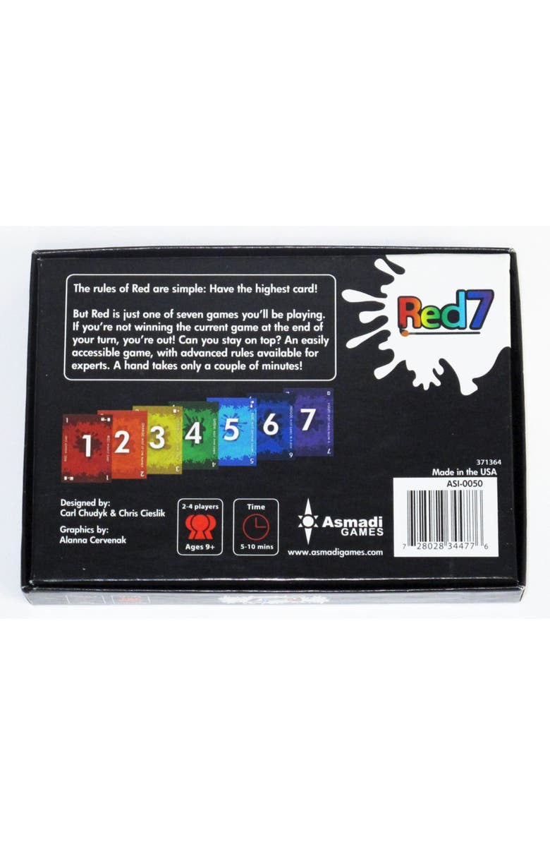 Asmadi Games Red7 Card Game, Alternate, color, 
