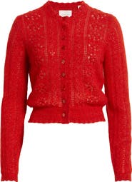 DÔEN Cosette Pointelle Cardigan