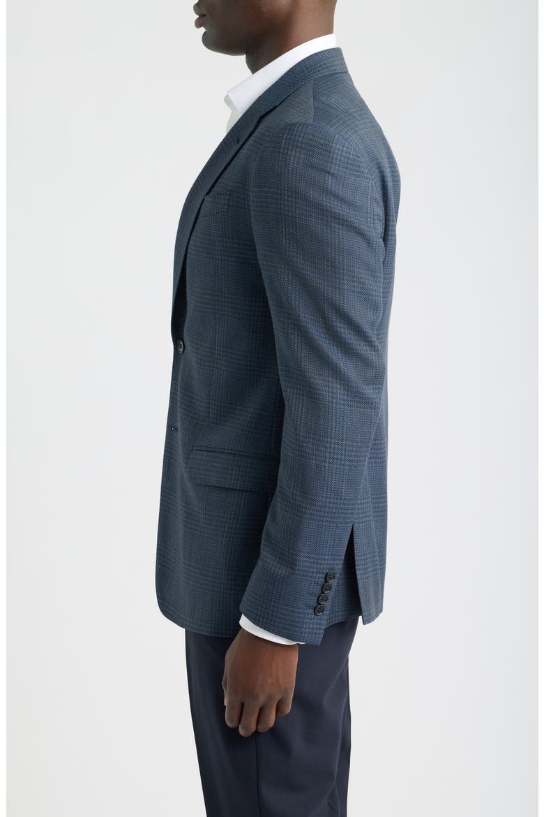 Virgin Wool Blend Sport Coat, Alternate, color, BLUE GREY