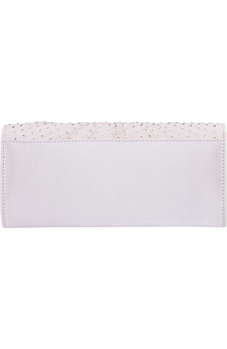 Nina Unique Crystal Clutch, Alternate, color, Ivory
