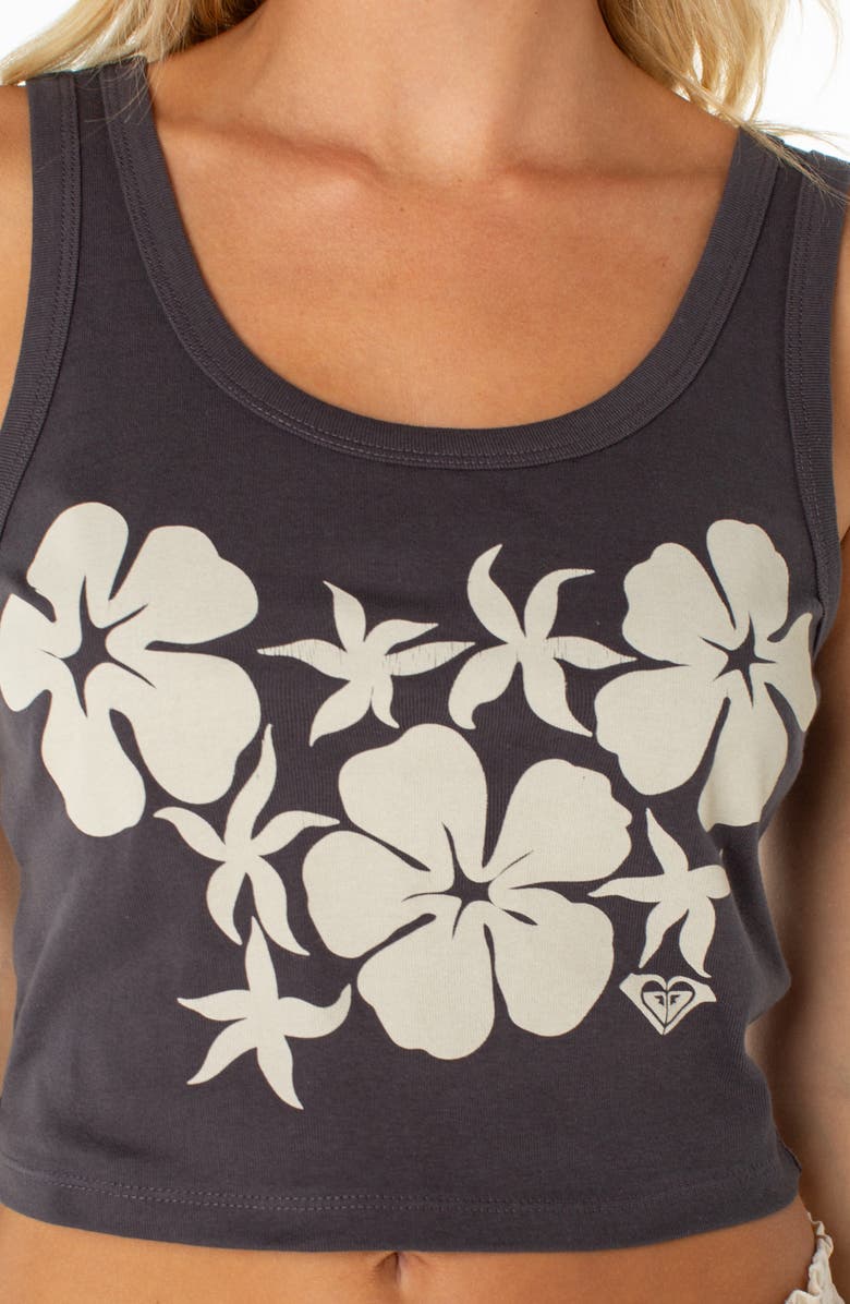 Roxy Plumeria Hibiscus Crop Top, Alternate, color,