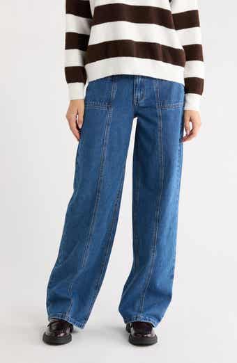Taji Mid Rise Wide Leg Jeans