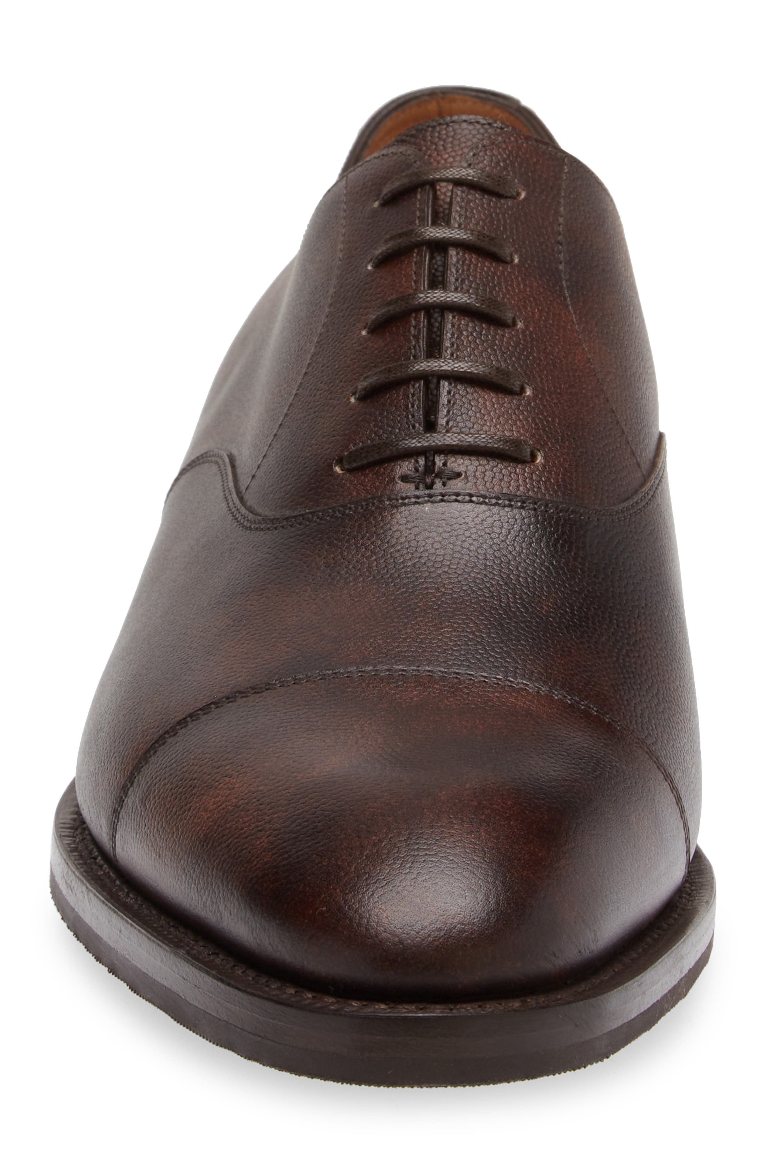 John Lobb City II Cap Toe Oxford, Alternate, color, Brown