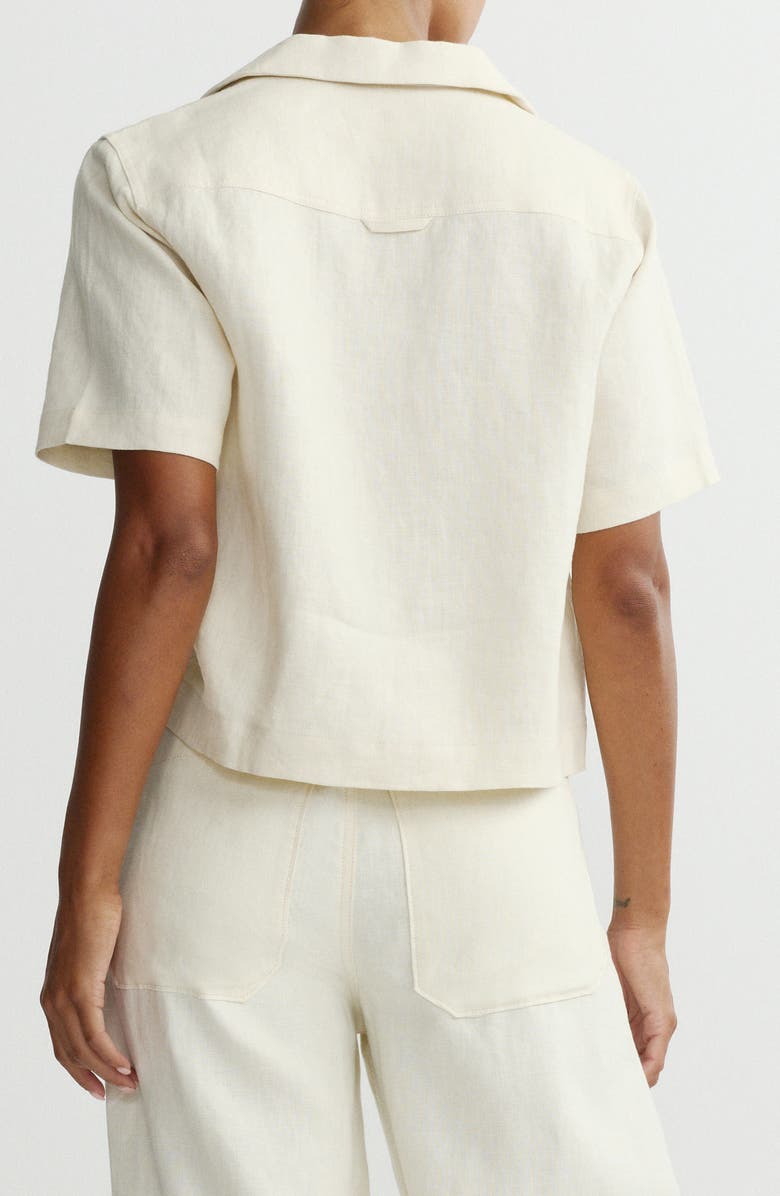 DL1961 Hampton Boxy Linen Button-Up Shirt, Alternate, color, 