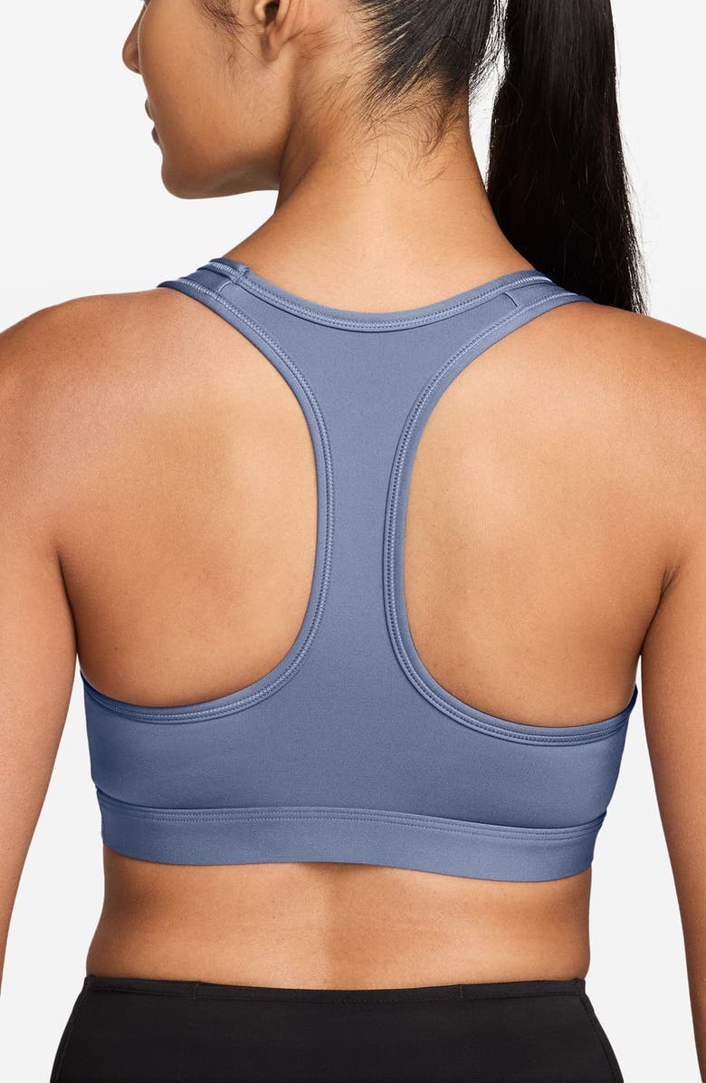 Nike Dri-FIT Swoosh Medium Support Padded Sports Bra, Alternate, color, 499 Wrldin/ White