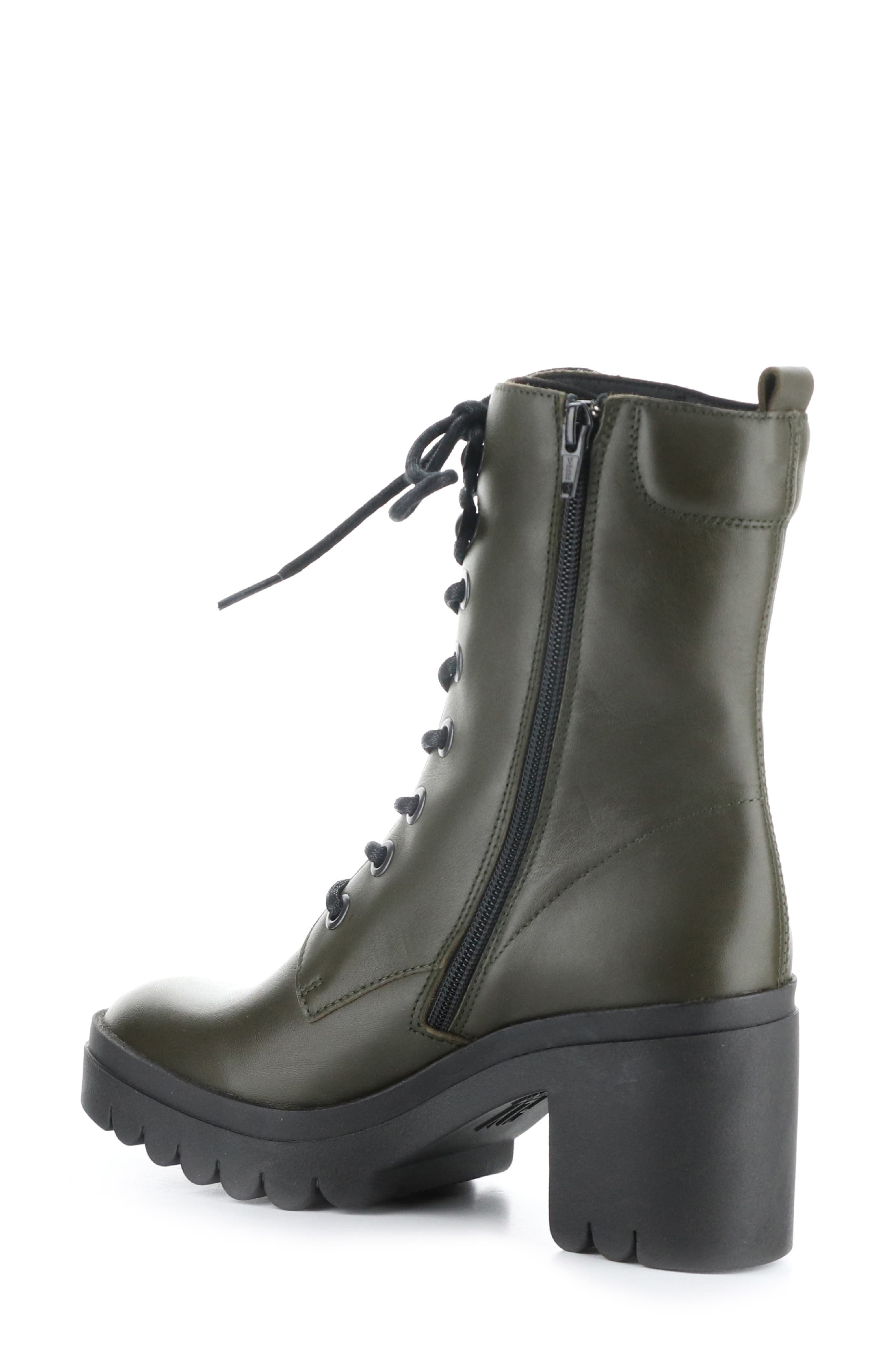 Fly London Tiel Combat Boot, Alternate, color, 012 Military Dublin