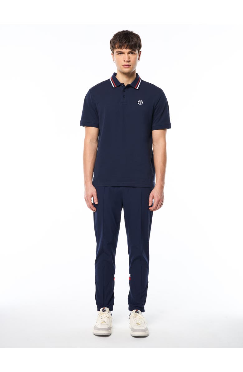 Sergio Tacchini Ciro Pique Polo, Alternate, color, Maritime Blue