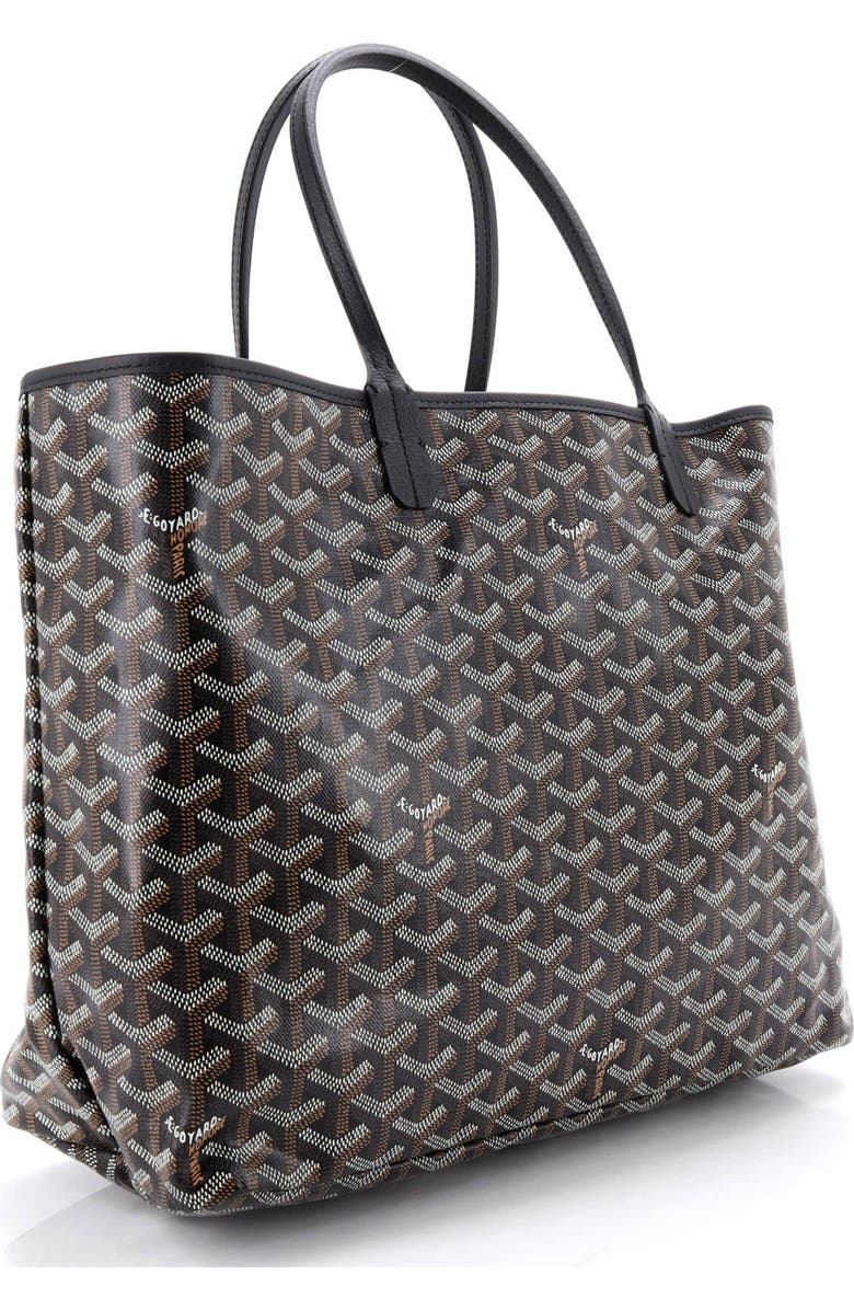 Pre-Owned Goyard Saint Louis Tote Coated Canvas PM, Alternate, color, Black