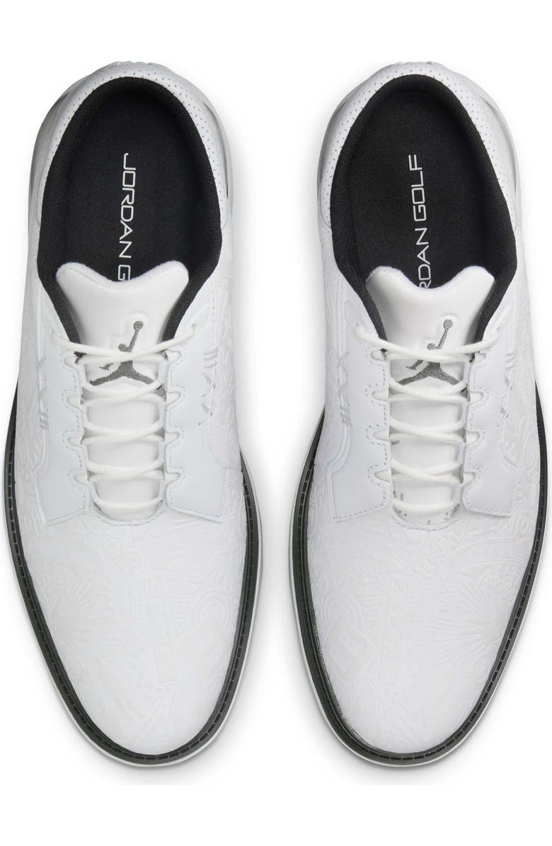 Jordan ADG 5 Golf Shoe, Alternate, color, White/ Black/ Iron Grey