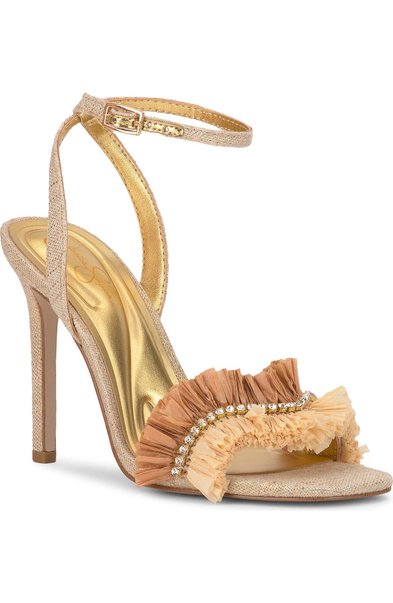 Jessica Simpson Omiena Ankle Strap Sandal, Main, color, Beige 01