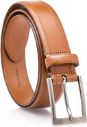 MADE IN ITALY Brogue Leather Belt