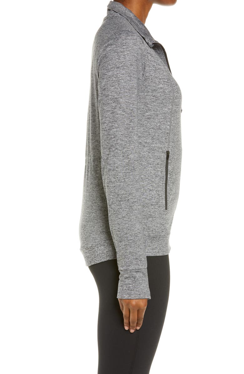 Zella Active Fleece Full Zip Jacket, Alternate, color, 
