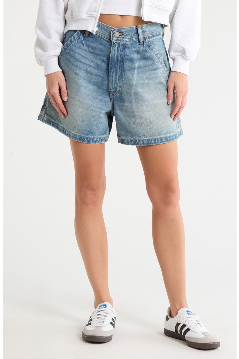 Denim Carpenter Shorts, Main, color, ALSEN INDIGO UNLINED