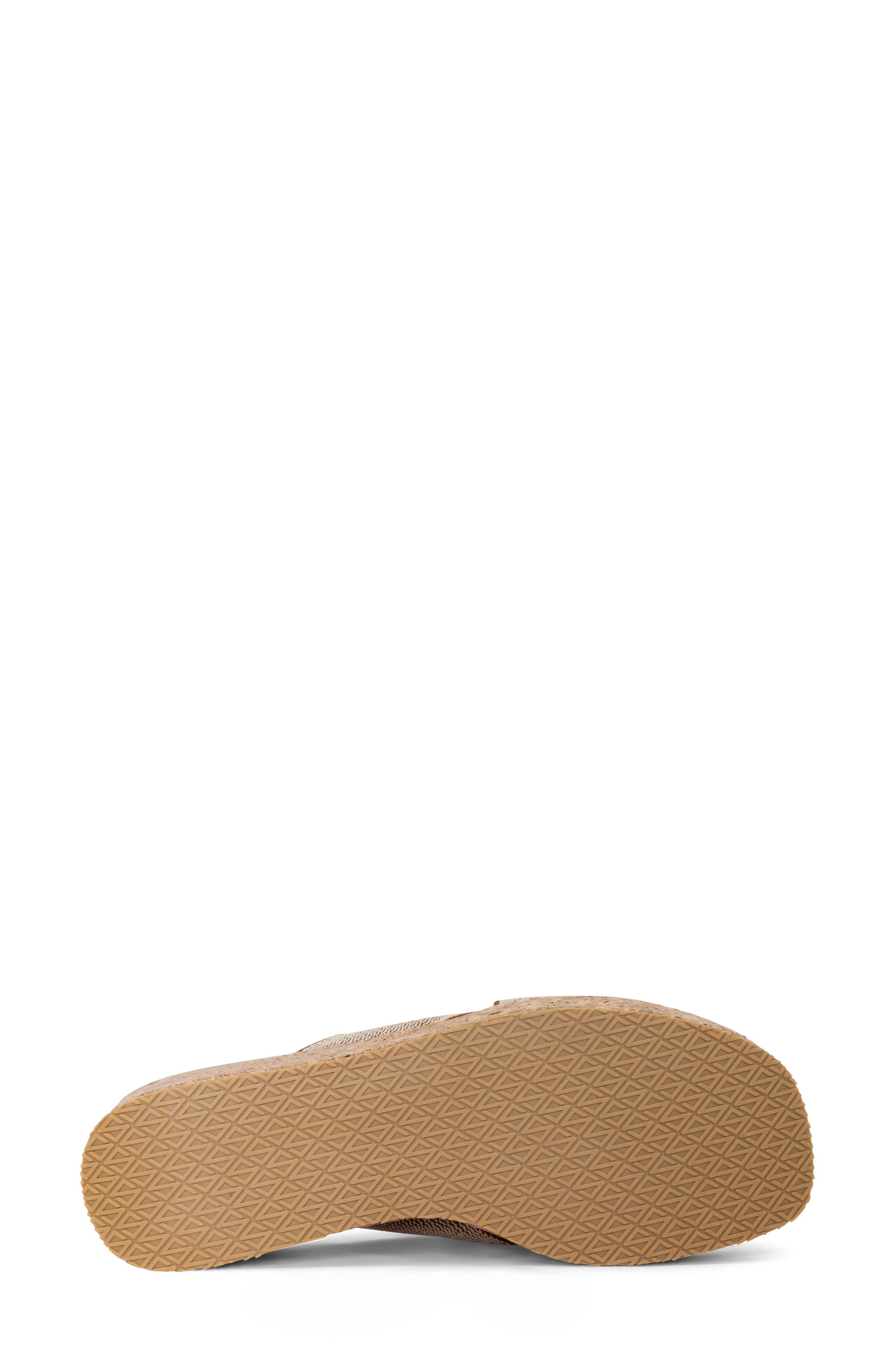 Platform Wedge Sandal, Alternate, color, SADDLE