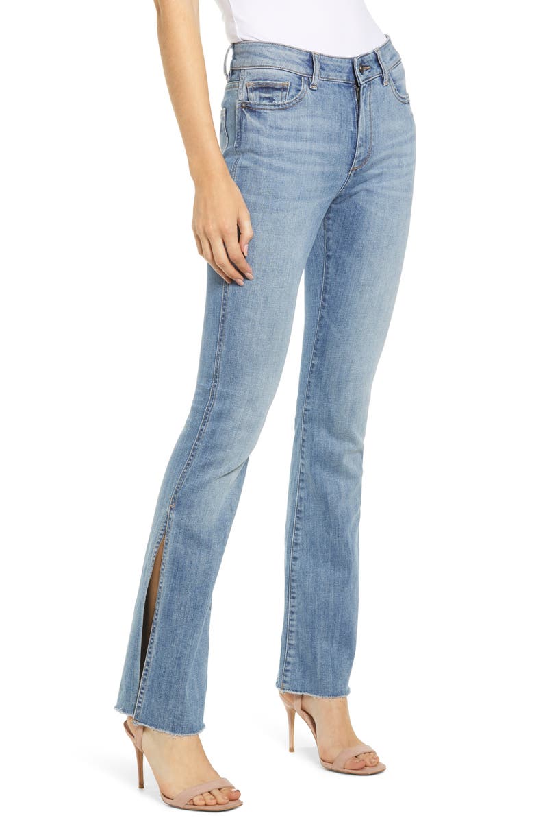 DL1961 Bridget Instasculpt High Waist Slit Bootcut Jeans, Main, color, 