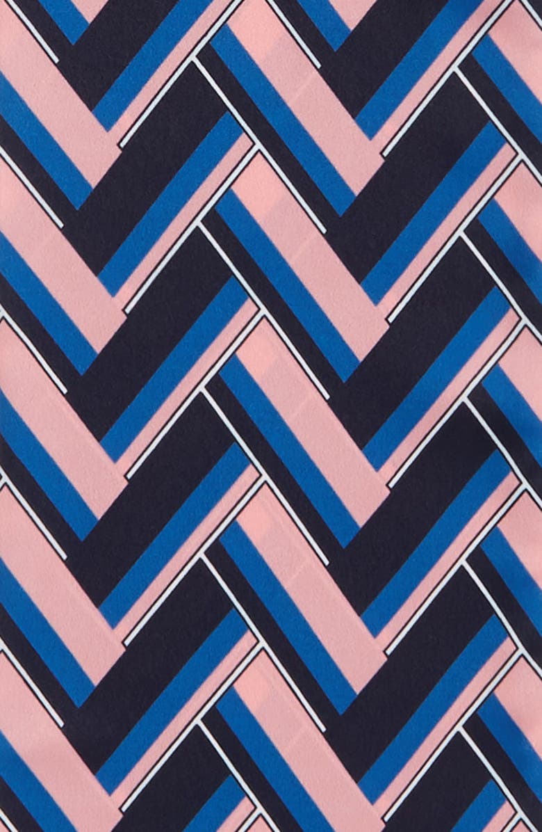 Cara Chevron Skinny Scarf, Alternate, color, 