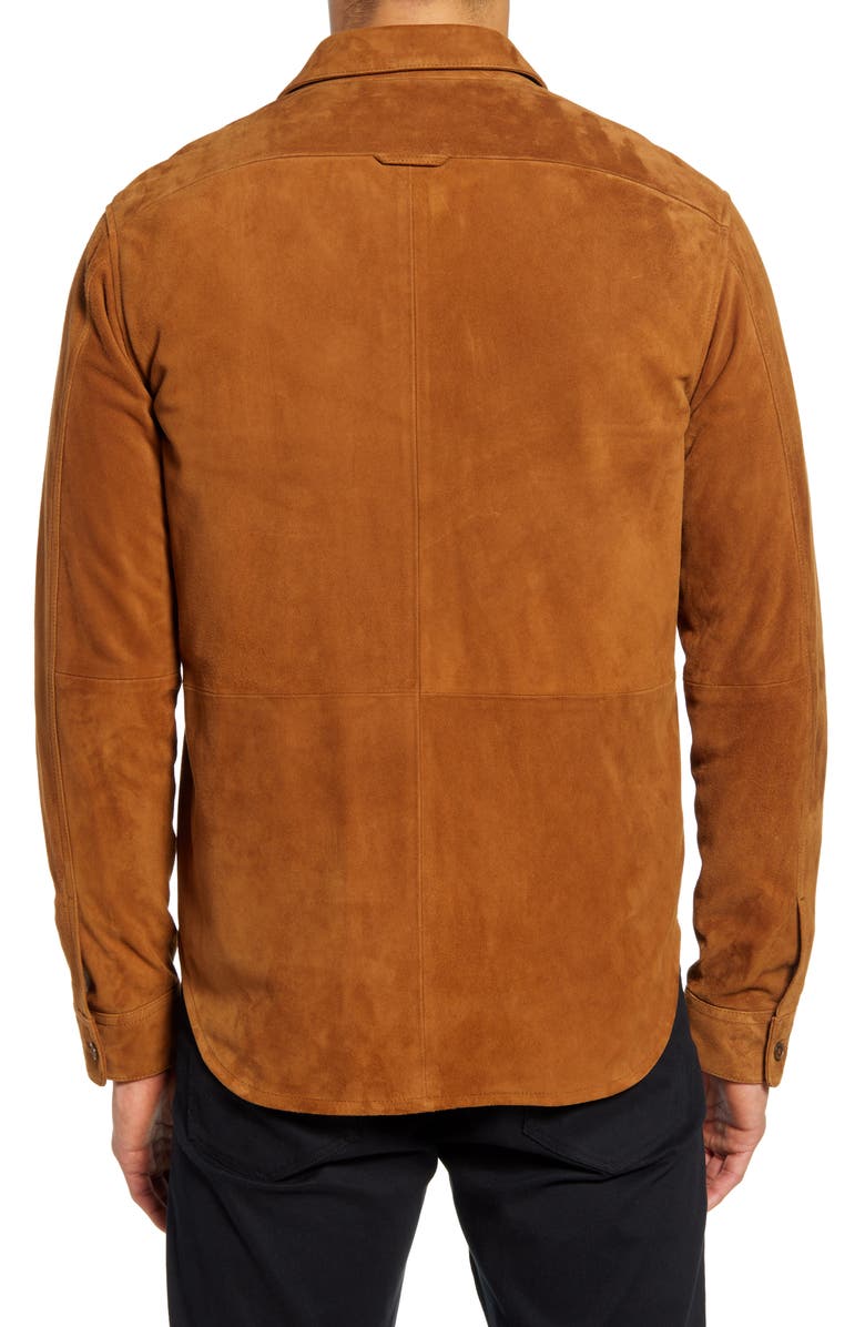 Vince Suede Shirt Jacket, Alternate, color, 