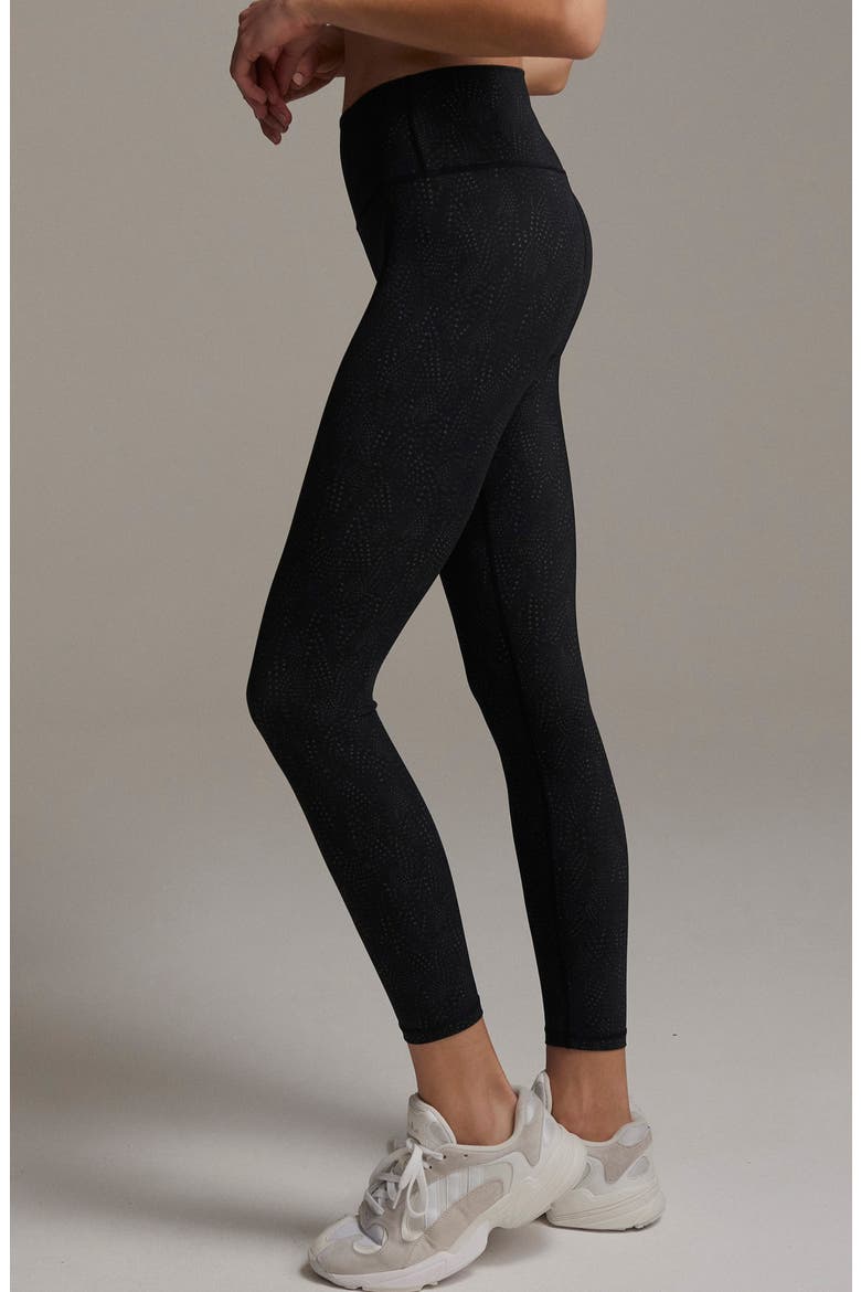 Luna Ankle Leggings, Alternate, color, MONO FEATHER