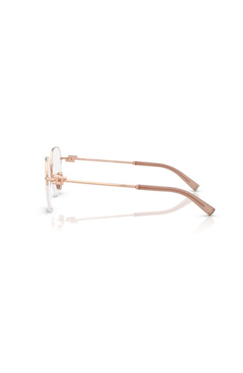 Tiffany & Co . 53mm Round Optical Glasses In Pink