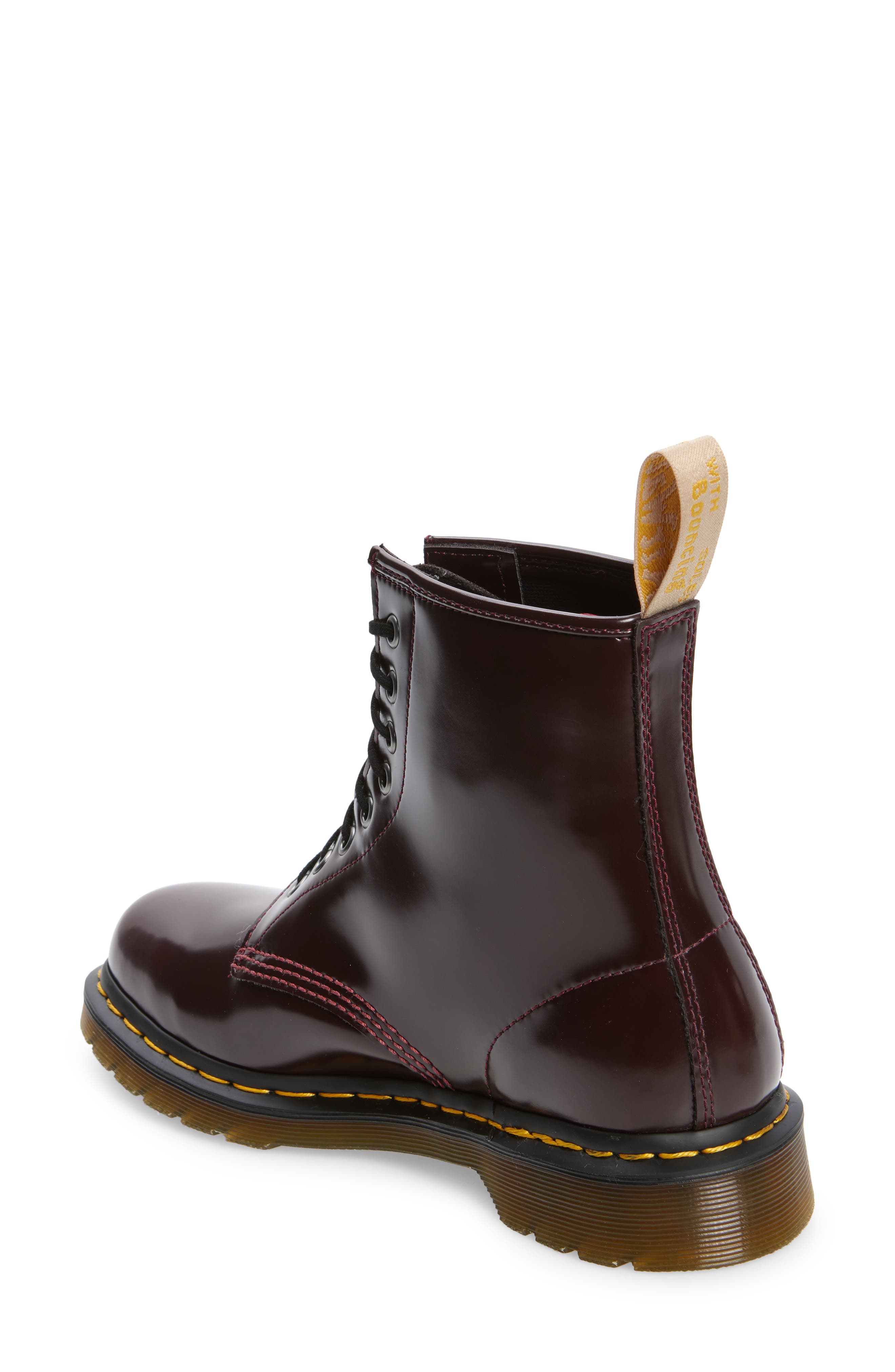 Dr. Martens 1460 Vegan 8-Eye Boot, Alternate, color, 