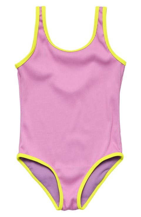 Kids' Vacay Pop UPF 50+ One-Piece Swimsuit (Big Kid)