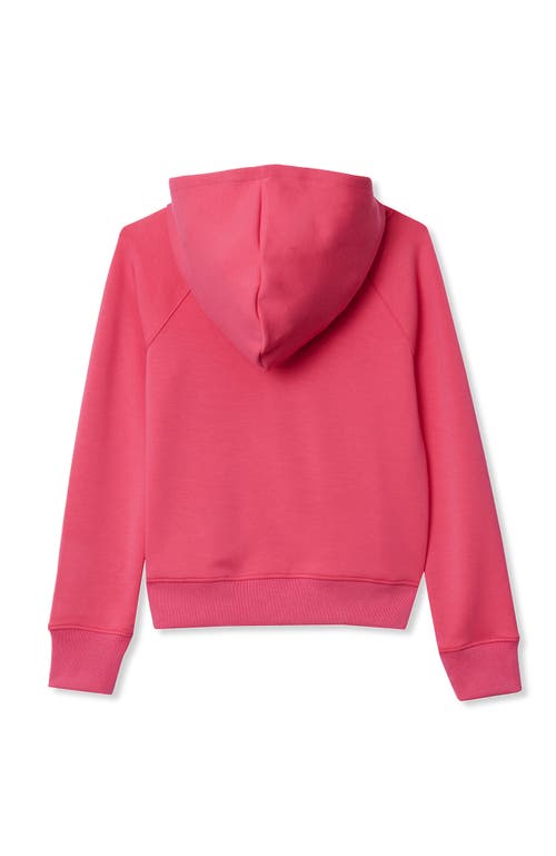 Lands' End Girls Plus Active Quarter Zip Sweatshirt In Pink