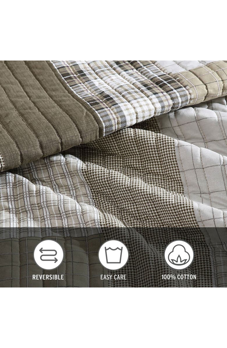 Eddie Bauer Fairview Reversible Cotton Quilt & Sham, Alternate, color,
