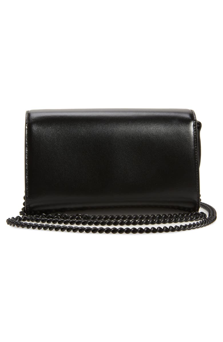 Balenciaga Leather Wallet on a Chain, Alternate, color, 