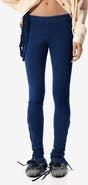 Desigual Tie Hem Detail Stretch Cotton Knit Pants